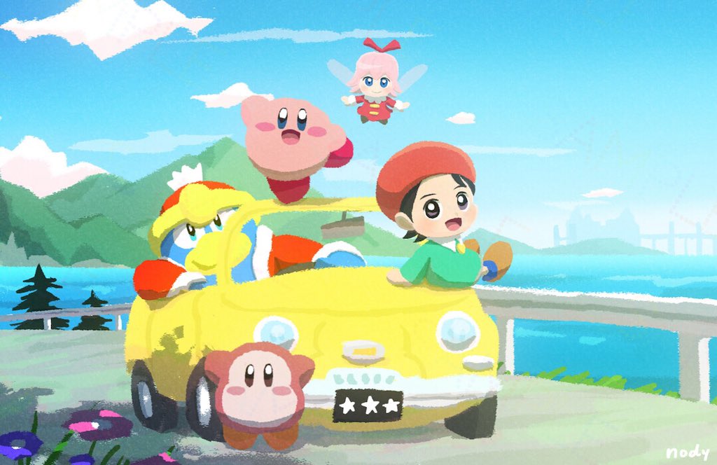 nody_lowmoo's tweet photo. 旅の仲間
#カービィ #kirby #カリオストロの城 https://t.co/ZPBxuLohQh