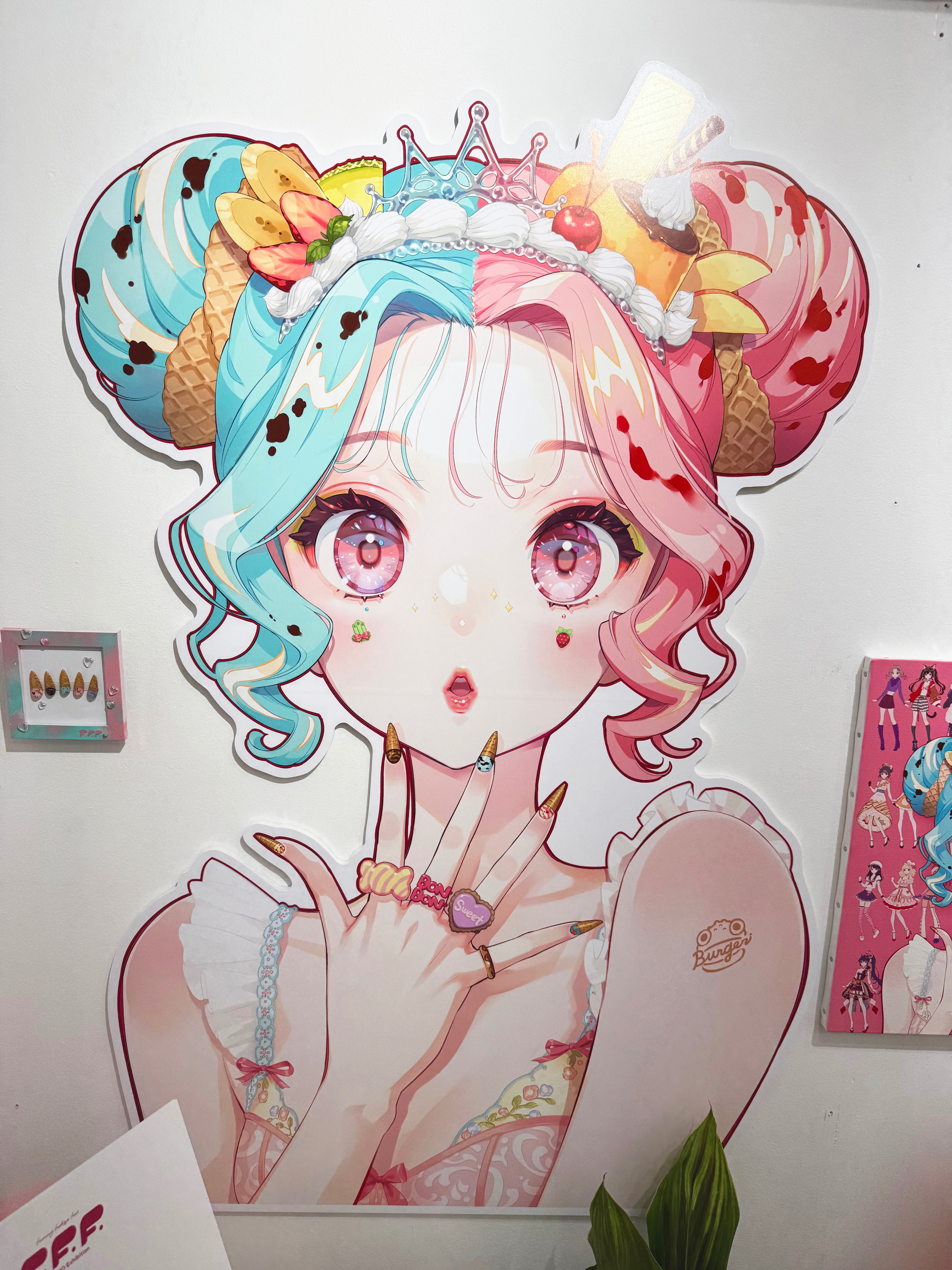 絵画 1S-3 art《10の最大物，グループ
