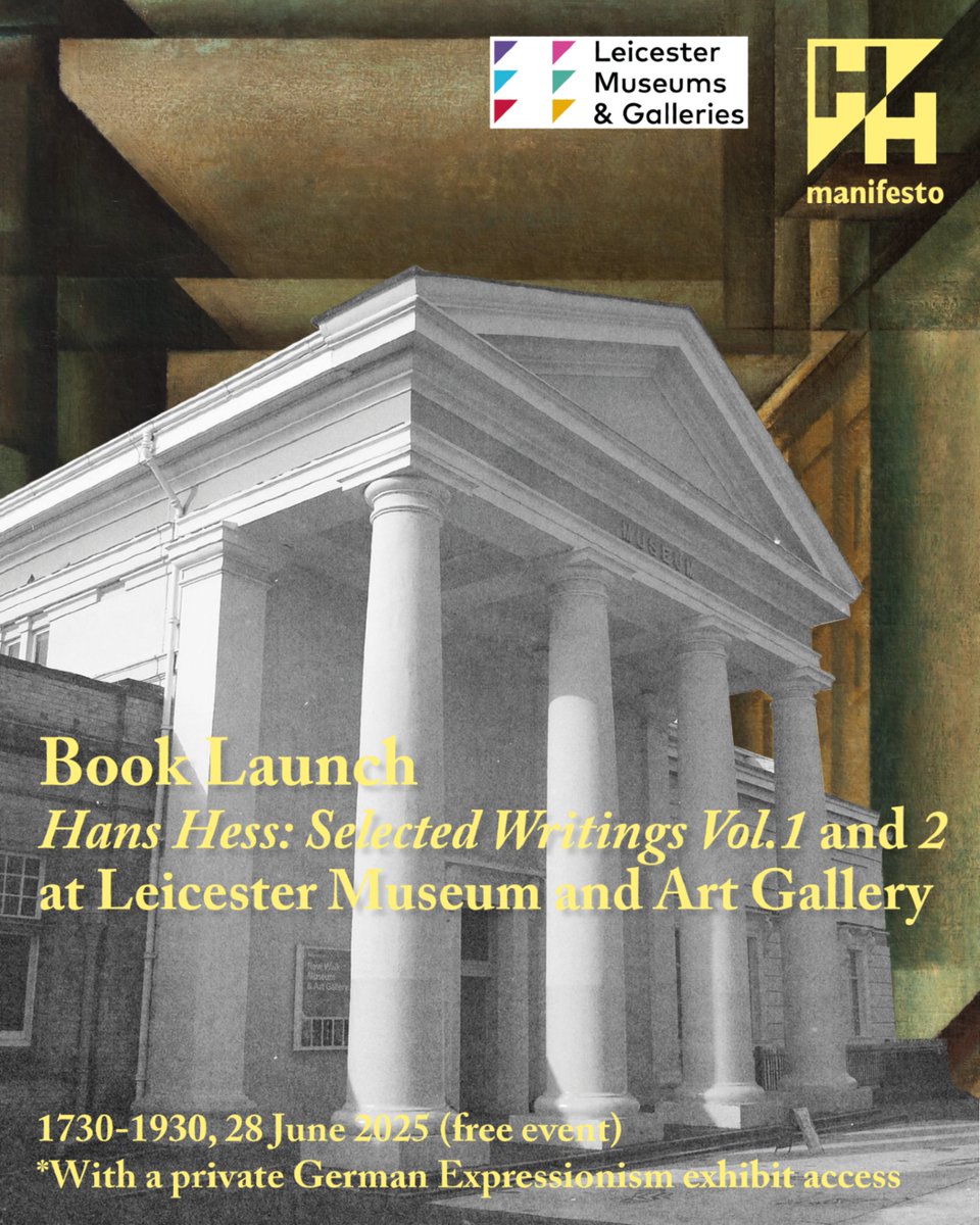 Manifesto Press Co-operative (@manifesto_press) on Twitter photo Join us <a href="/leicestermuseum/">Leicester Museums & Galleries</a> on 28th June for the launch of Volumes 1 & 2 of Hans Hess’ works.
Cllr Vi Dempster says: “Hans Hess’ story is moving & symbolic of Leicester’s values—a city that welcomes refugees & stands against discrimination.”
leicestermuseums.org/event-details/… Join us <a href="/leicestermuseum/">Leicester Museums & Galleries</a> on 28th June for the launch of Volumes 1 & 2 of Hans Hess’ works.
Cllr Vi Dempster says: “Hans Hess’ story is moving & symbolic of Leicester’s values—a city that welcomes refugees & stands against discrimination.”
leicestermuseums.org/event-details/…