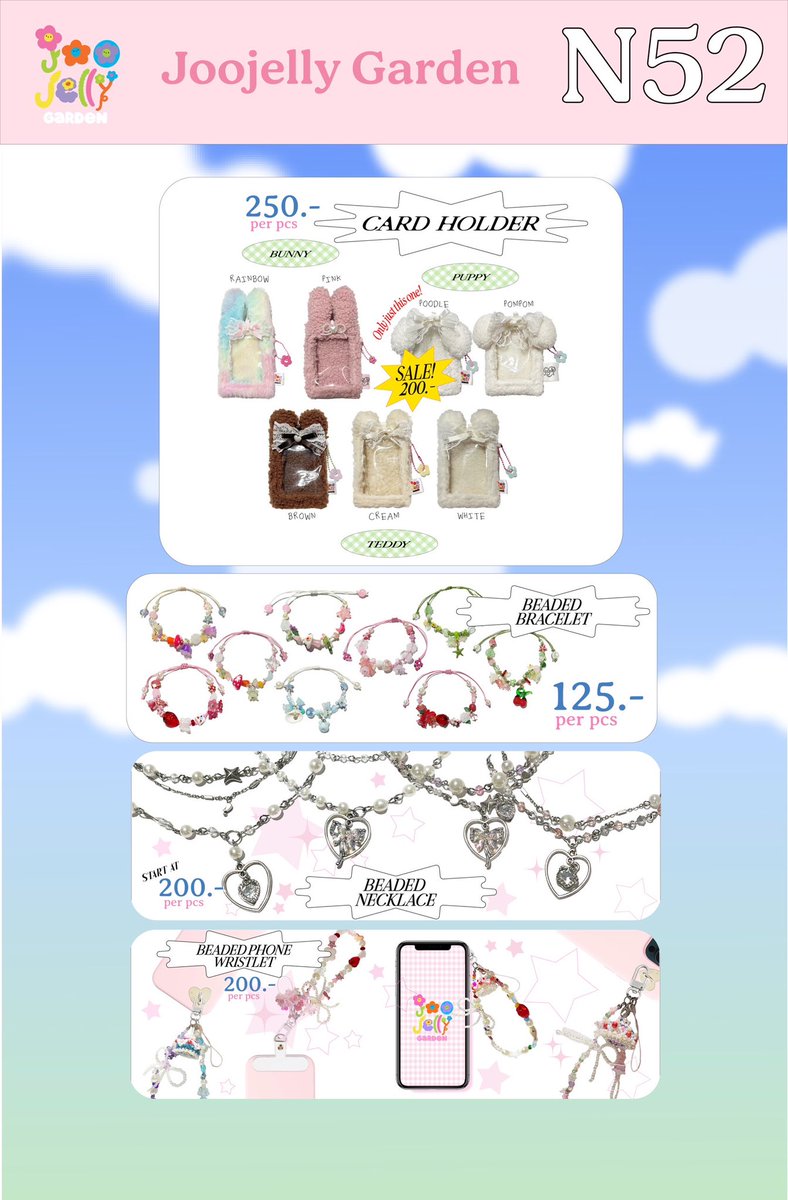 jo0jelly's tweet photo. N52 Joojelly Garden
เจอกันที่ #IFEXPO2025 28-29 มิ.ย. 2025 พารากอนฮอลล์
postcard, พวงกุญแจ, เครื่องประดับแฮนด์เมดและอื่นๆ พิเศษ! ลุ้นรางวัลเมื่อชอปครบ200บาทขึ้นไปป มีรางวัลทุกใบและมีจำนวนจำกัดนะคับบ

สินค้าแฮนด์เมดทุกชิ้น! อย่าลืมแวะมาเติมความน่ารักพร้อมลุ้นของรางวัลที่บูทเราน้าา https://t.co/HFGwlCN15I