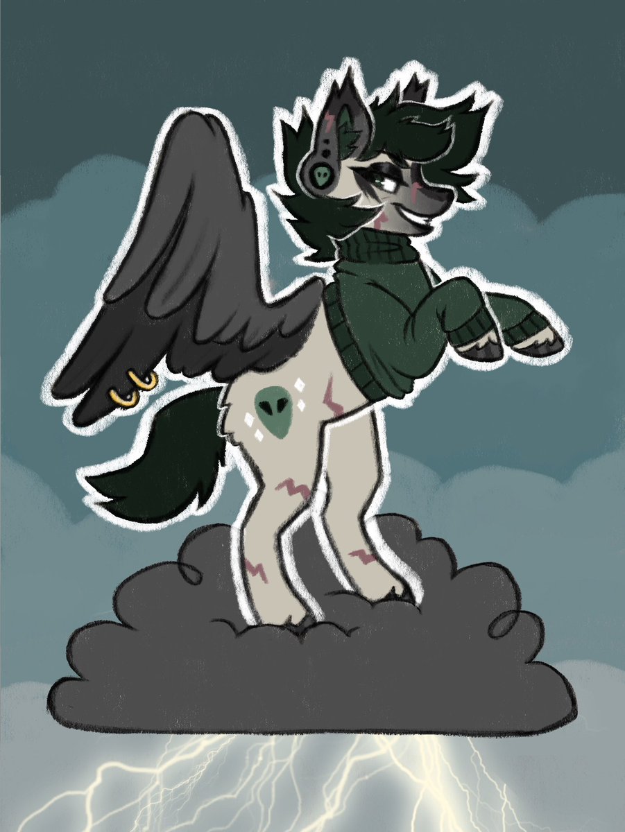 SierraOnMane's tweet image. y’all im pegasus now,,, horse era is real. their name is fern