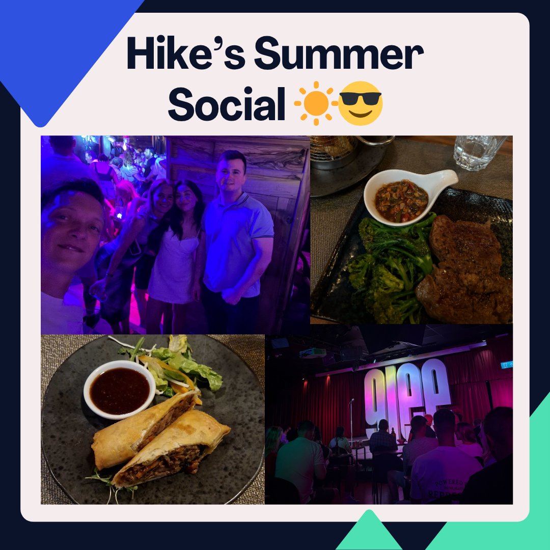 What better way to celebrate an incredible summer than with great food, belly laughs, and a few well-earned drinks with a brilliant team? 😄🍹

Last week, we headed out for our summer party — starting with an amazing Thai meal, followed by a hilarious night at the Glee Club in