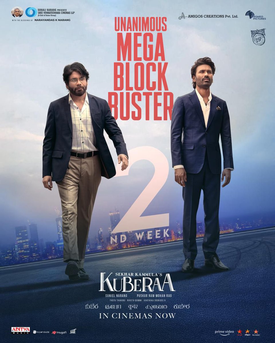 #Kuberaa continues to pull crowds in its 2nd week ❤️‍🔥