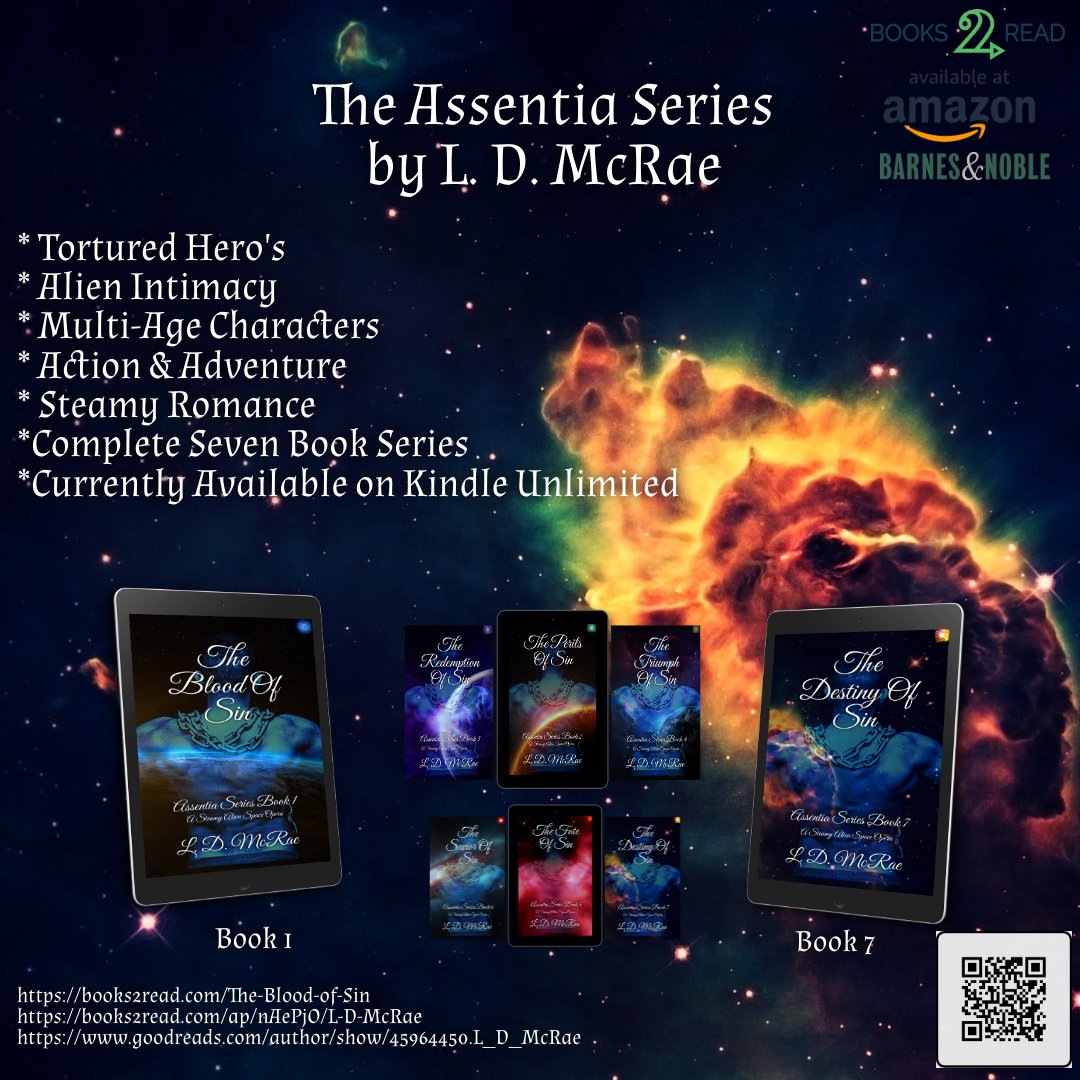 L. D. McRae - Author (@multitaskerex) on Twitter photo <a href="/ch875299_craig/">Craig Hastings - Author</a> Vengeance fuels him. Desire distracts them. War consumes all. In a galaxy on the brink, Sovos the Butcher's fate twists unexpectedly, while rebels fight to change destiny itself. The Blood of Sin is a thrilling ride of revenge, romance, and rebellion! books2read.com/ap/nAePjO/L-D-… <a href="/ch875299_craig/">Craig Hastings - Author</a> Vengeance fuels him. Desire distracts them. War consumes all. In a galaxy on the brink, Sovos the Butcher's fate twists unexpectedly, while rebels fight to change destiny itself. The Blood of Sin is a thrilling ride of revenge, romance, and rebellion! books2read.com/ap/nAePjO/L-D-…