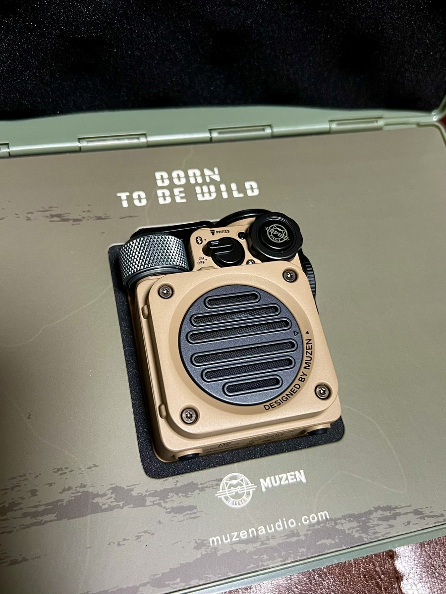 beyoooond_house's tweet photo. #MUZEN #WildMini
ずっと欲しかったBluetoothスピーカー、
公式アカウントのプレゼント企画で当選しました!✌️
色4種ランダムなのに1番欲しかったタンカラーで豪運すぎる
キャンプ映えするギア感が大好きです
キャンプでたくさん使います! https://t.co/P2jU2mof6P