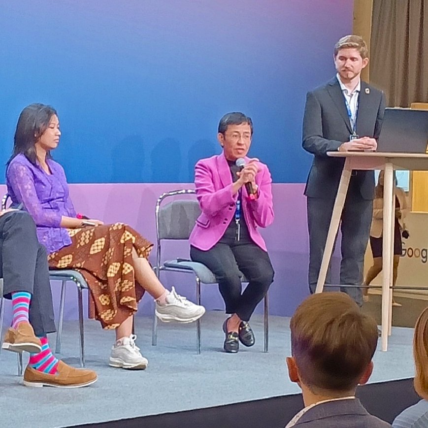 "Crisis is opportunity," says Maria Ressa at #IGF2025