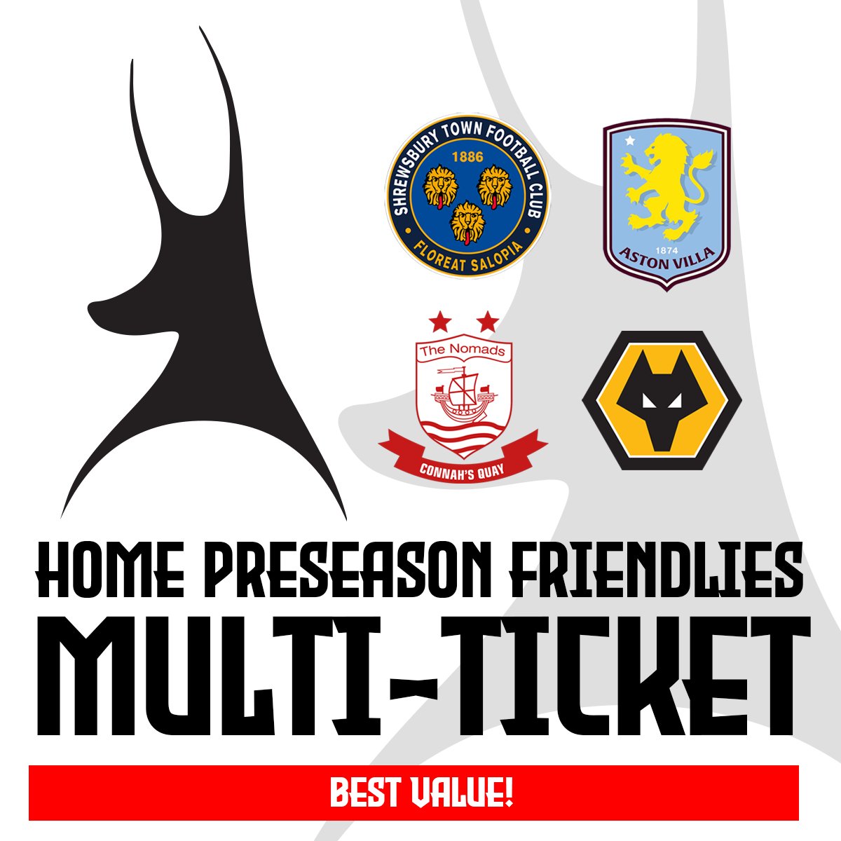 4️⃣games for the price of 3️⃣

Join us at the SEAH Stadium this Pre-Season. 🦌🫵

afctelfordunited.ticketco.events/uk/en/e/2526_p…

#WeAreTelford