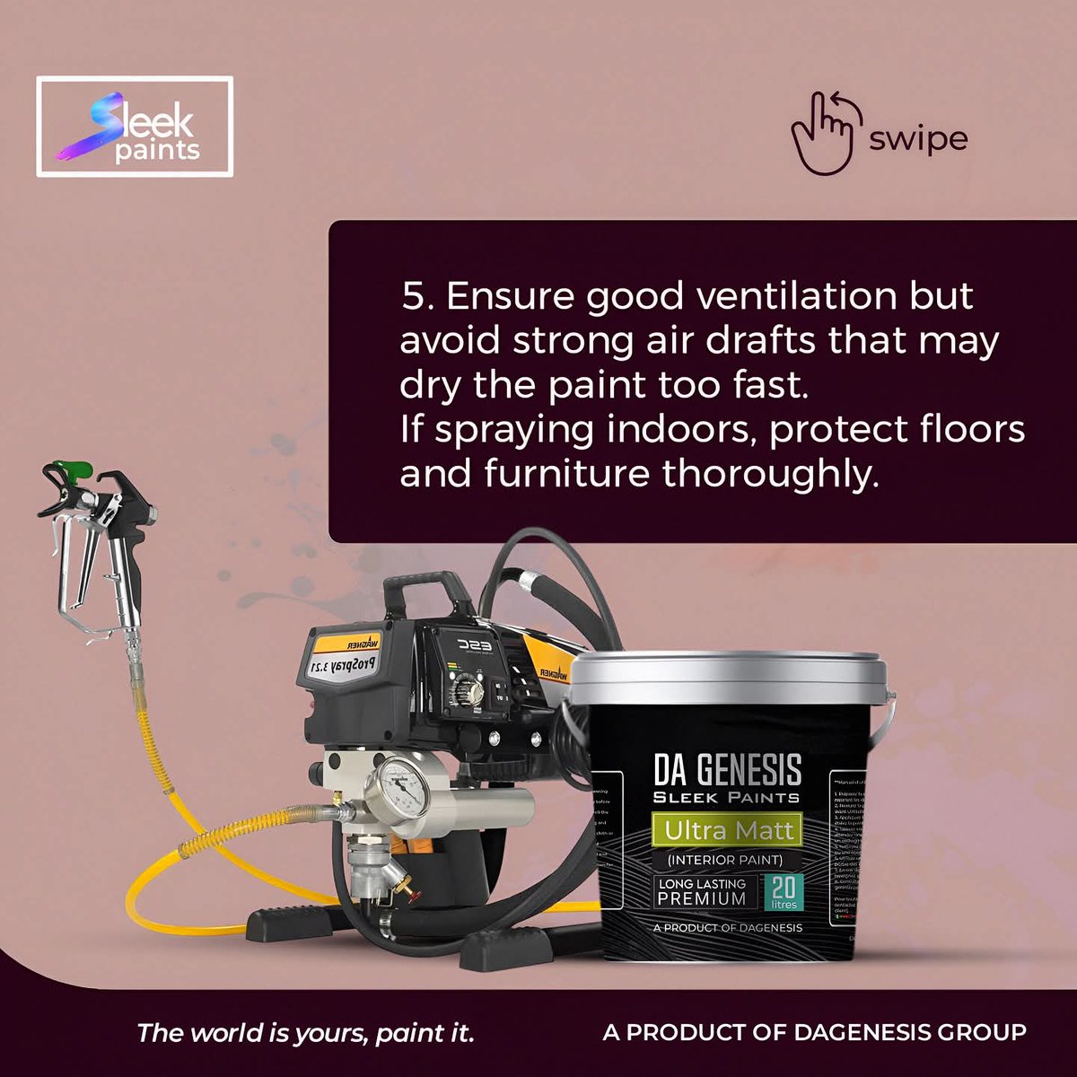 SleekPaint's tweet photo. ⚠️ TAKE CAUTION

Discover how to apply Ultra Emulsion Paint like a pro!

Swipe to learn more!

DM us to buy your favorite paint from @sleekpaint

#sleek #sleekpainting #paint #painting #paintings #theworldisyours #paintit #matt https://t.co/1OA5W9ZI2H