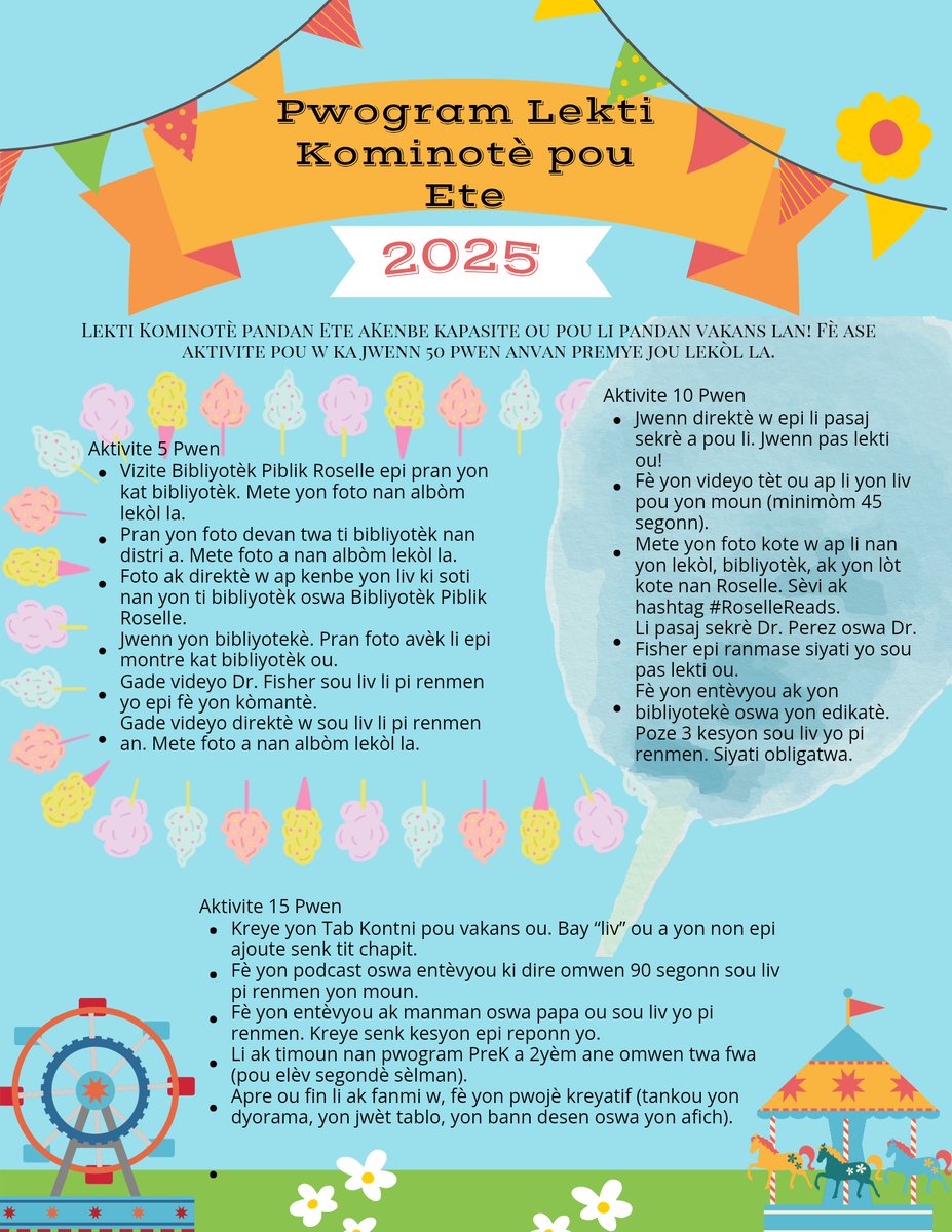 # 📚 RPS Summer Reading 2025 📚
Dive into adventure this summer! Join RPS Summer Reading 2025.

¡Sumérgete en la aventura este verano! Únete a RPS Lectura de Verano 2025.

Plonje nan aventure nan ete a! Vin jwenn RPS Summer Reading 2025.
