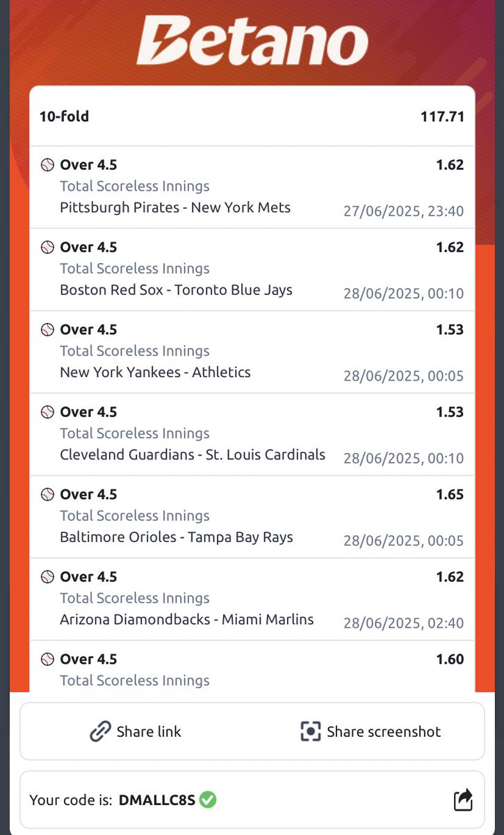 DavsmartMEDIA_1's tweet image. #Code1- DMALLC8S = 100 odds 
#Code2- DHAUXCB8 = 66 odds
๐๐๐๐๐ฅ๐ฅ๐ฅ๐ฅ