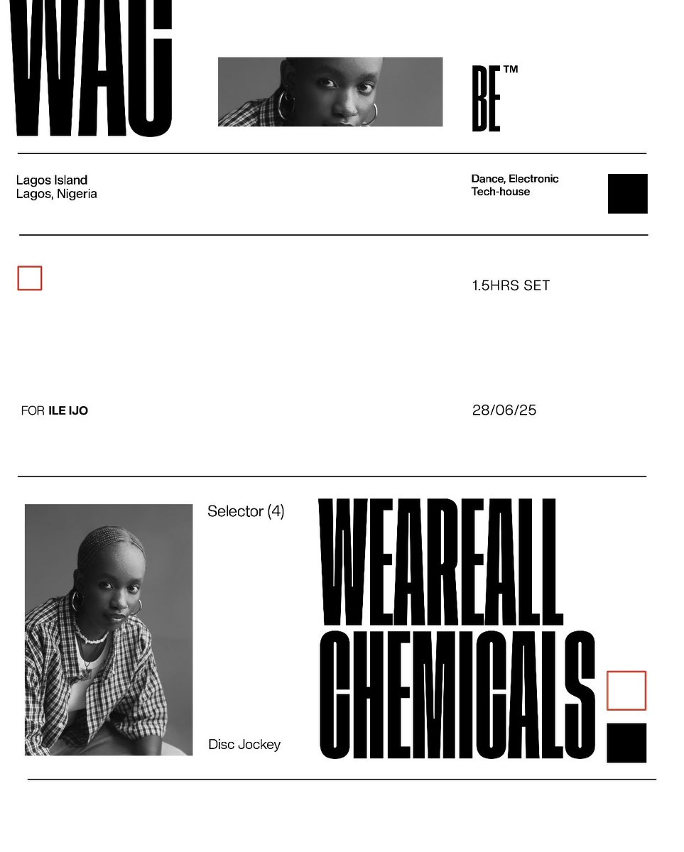weareallchemicals.

tix.africa/be