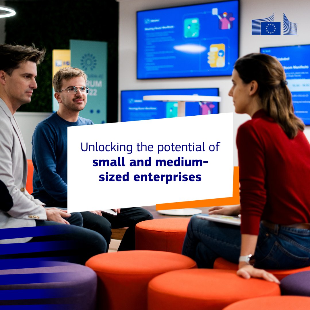 EUScience&Innovation🇪🇺 (@euscienceinnov) on Twitter photo Today we celebrate micro-, small and medium-sized enterprises.
Hundreds of companies have been supported by the <a href="/EUeic/">European Innovation Council</a> and with our EU Startup and Scaleup Strategy we want to make the EU a great place for businesses and SMEs to start and grow.
#ChooseEurope #MSMEDay Today we celebrate micro-, small and medium-sized enterprises.
Hundreds of companies have been supported by the <a href="/EUeic/">European Innovation Council</a> and with our EU Startup and Scaleup Strategy we want to make the EU a great place for businesses and SMEs to start and grow.
#ChooseEurope #MSMEDay