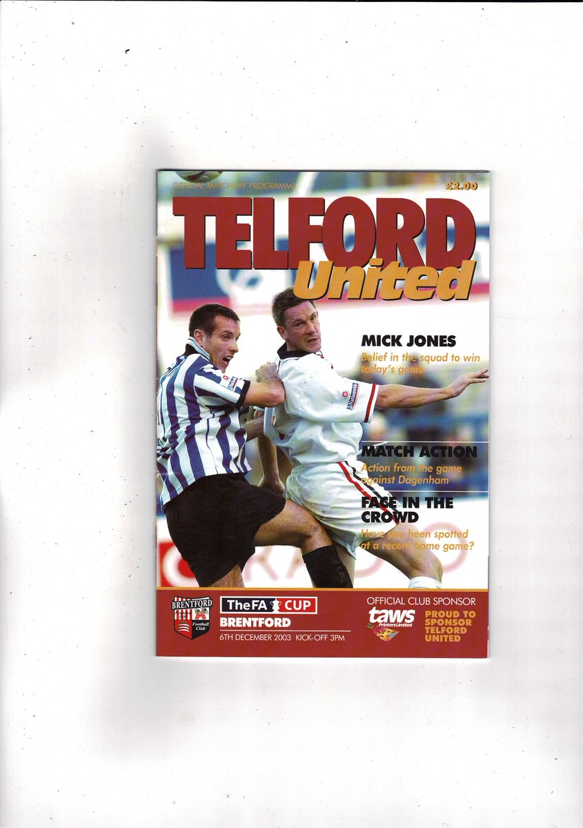 BobsFootballProgrammes (@bobsprogrammes) on Twitter photo Telford United v Brentford FA Cup Football Programme 2003/04
£3 + Postage
Now available @ bobsprogs.com
<a href="/telfordutd/">AFC Telford United (P)</a> <a href="/TelfordUtdFans/">AFC Telford Utd Chat</a> <a href="/AFCTelfordutdCC/">AFC Telford United Foundation</a> <a href="/telfordfc/">The Gaffer</a> <a href="/BrentfordFC/">Brentford FC</a> <a href="/Brentford_FL/">Brentford FC News</a> <a href="/BrentfordFCChat/">Brentford FC Chat</a> <a href="/Beesotted/">Beesotted Brentford</a> <a href="/BrentfordHive/">The Brentford Hive</a> Telford United v Brentford FA Cup Football Programme 2003/04
£3 + Postage
Now available @ bobsprogs.com
<a href="/telfordutd/">AFC Telford United (P)</a> <a href="/TelfordUtdFans/">AFC Telford Utd Chat</a> <a href="/AFCTelfordutdCC/">AFC Telford United Foundation</a> <a href="/telfordfc/">The Gaffer</a> <a href="/BrentfordFC/">Brentford FC</a> <a href="/Brentford_FL/">Brentford FC News</a> <a href="/BrentfordFCChat/">Brentford FC Chat</a> <a href="/Beesotted/">Beesotted Brentford</a> <a href="/BrentfordHive/">The Brentford Hive</a>