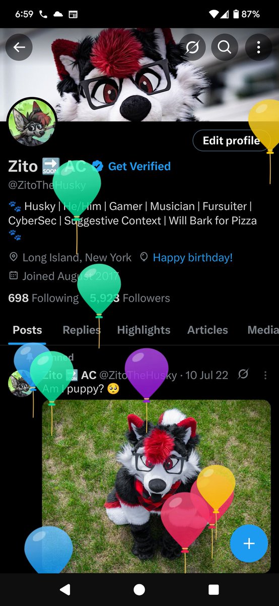 Looks like it's that day again for the balloons :3