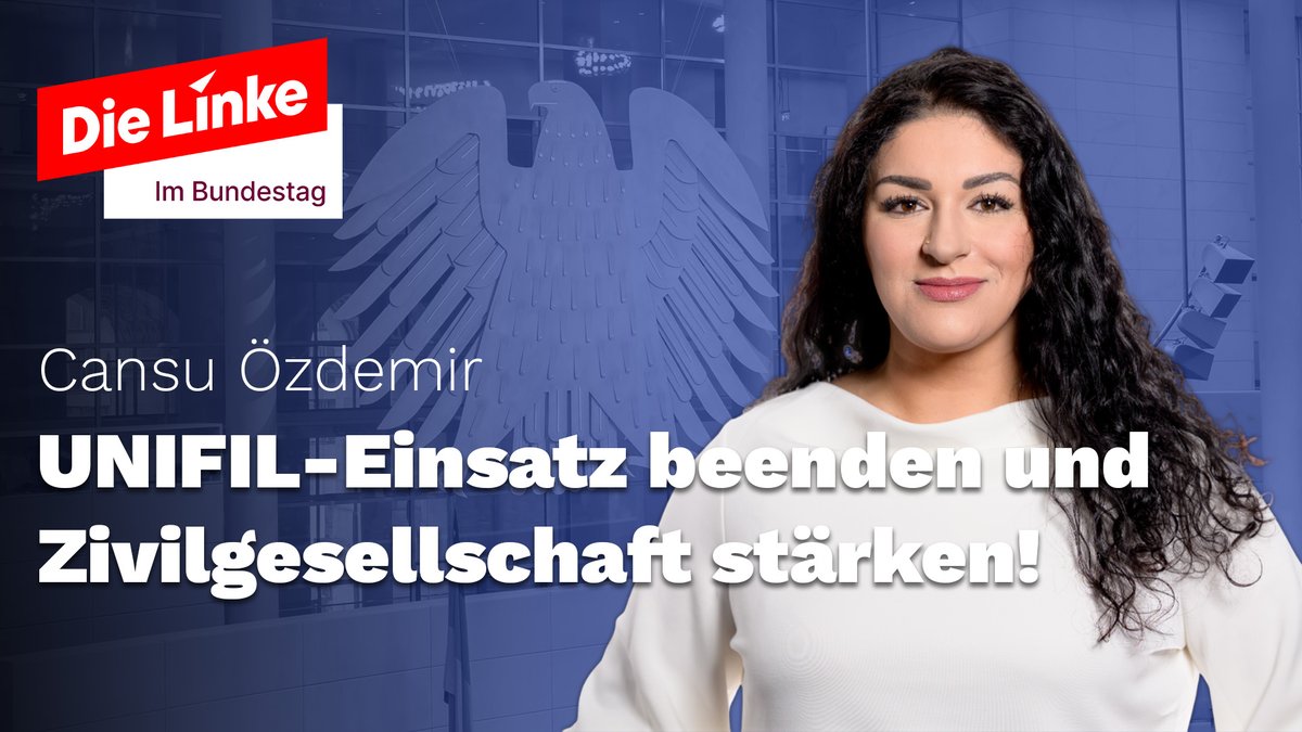 Die Linke im Bundestag (@dielinkebt) on Twitter photo .<a href="/CansuOezdemir/">Cansu Özdemir</a>: Seit fast zwei Jahrzehnten ist die Bundeswehr im Libanon, doch die Konflikte dauern an, der Waffenschmuggel geht weiter und die Sicherheitslage verschärft sich. Das ist außenpolitische Symbolpolitik statt Ursachenbekämpfung. Feministische Initiativen vor Ort .<a href="/CansuOezdemir/">Cansu Özdemir</a>: Seit fast zwei Jahrzehnten ist die Bundeswehr im Libanon, doch die Konflikte dauern an, der Waffenschmuggel geht weiter und die Sicherheitslage verschärft sich. Das ist außenpolitische Symbolpolitik statt Ursachenbekämpfung. Feministische Initiativen vor Ort