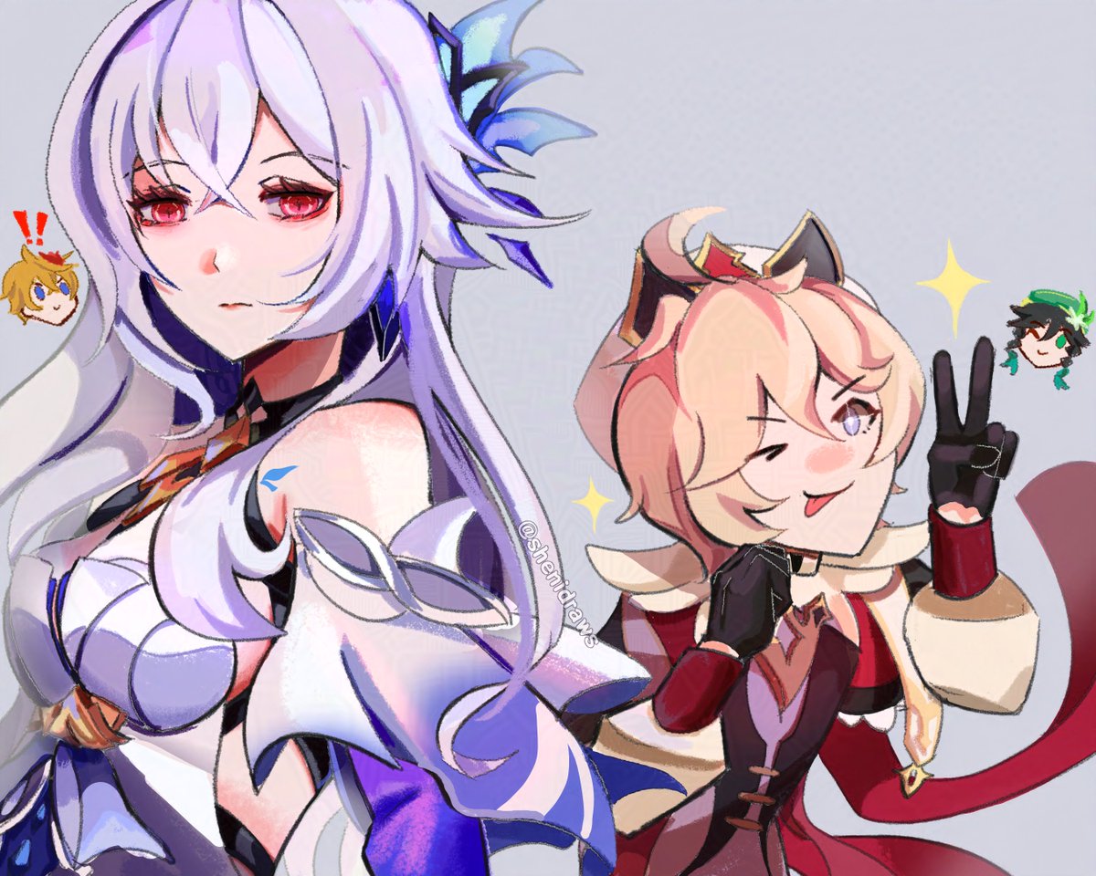 I got them both yippyyyy
#Genshinlmpact  #原神 #Skirk  #Dahlia