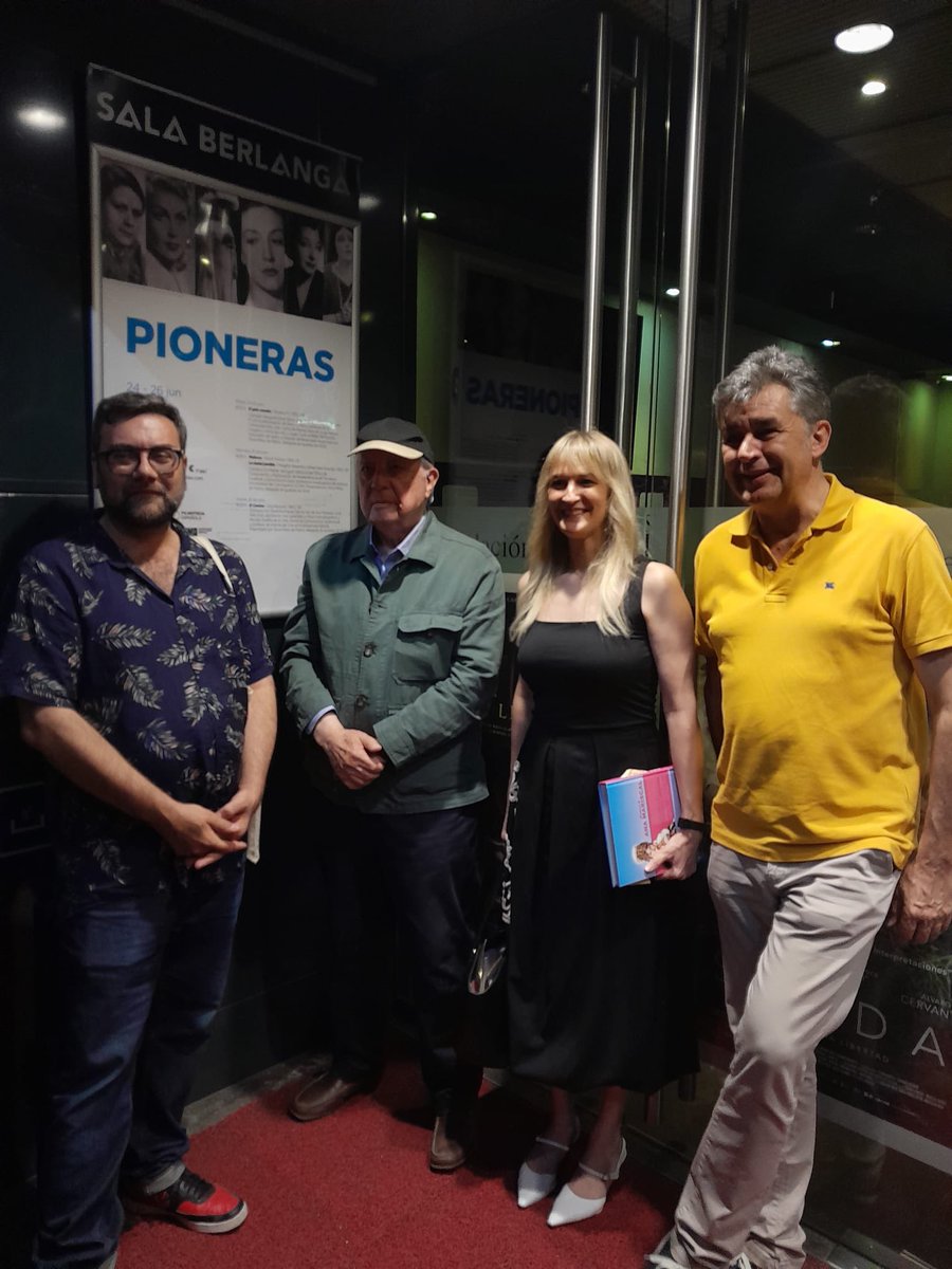 Un honor hablar sobre la gran #AnaMariscal con <a href="/NicoGrijalba/">Nico Grijalba</a> y David García Rodríguez, hijo de la cineasta y restaurador de su obra. Analizamos #ElCamino, cinta fundamental en la filmografía de la artista. Gracias @SgaeAudiovisua, <a href="/LASALABERLANGA/">SALA BERLANGA</a> y #RafaelGordon por esta velada