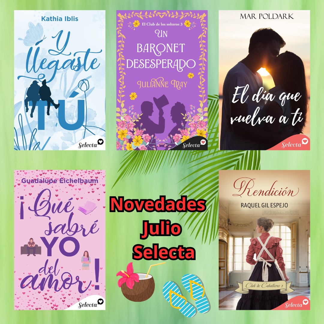 martaljnb's tweet image. ¡Buenos días!  Hoy os traigo las novedades de la editorial Selecta para el mes de julio.😍

Encontraréis historias preciosas y de de todos los géneros para disfrutar este verano, así que animaos a echarles un vistazo, que Amazon no cobra por eso.😂😂😂

¡Feliz lectura!😘😘