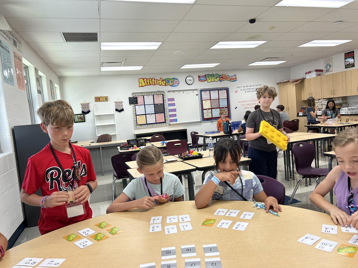 Day 3 &amp; 4 of math camp! We are having a blast ❤️ <a href="/Newark_Schools/">Newark City Schools</a>