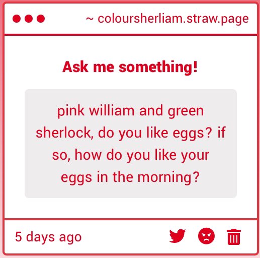 coloursherliam's tweet photo. i’d say my favourite way to eat eggs is omelettes, especially Louis’ but when it comes to breakfast i’d say i like mine best fried🍳 .) ~🩷

yeah i also like mine best fried when it’s breakfast… not that i have the best track record when it comes to actually having breakfast ~💚 https://t.co/Cxg40ltrLE