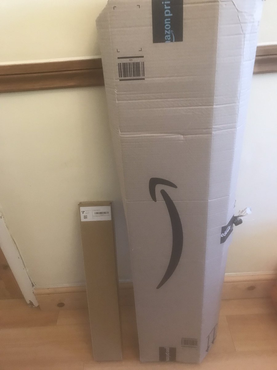 RedChet_'s tweet photo. Yes, the box on the left was delivered in the monster box next to it. Typically Trumpian wastefulness from Bezos &amp; his ilk. https://t.co/ctR10o4FKU