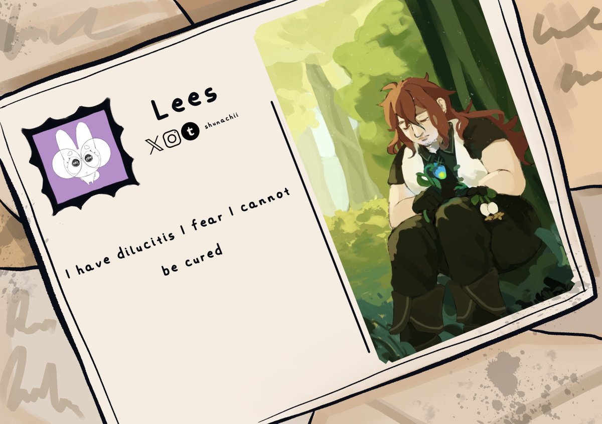 ChiluccZine's tweet image. 🦉 CONTRIBUTOR SPOTLIGHT 🐳
Introducing our artist @shunachii ! They have dilucitis and it cannot be cured