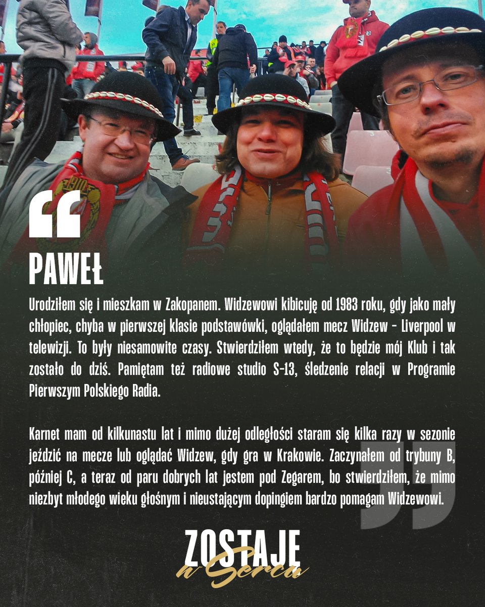 RTS_Widzew_Lodz's tweet image. Lubimy takie historie 🥹

Paweł z Zakopanego mówi: #ZostajęwSercu 🏟️