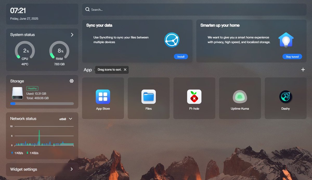 terrorpup's tweet image. One thing about my Pi-hole server—it&apos;s running in a Docker container on @ZimaSpace #CasaOS. I&apos;ve been using CasaOS since its release. Now that I have #ZimaOS, I’ve decided to shut down CasaOS and migrate the setup to my #Zimablade running ZimaOS.