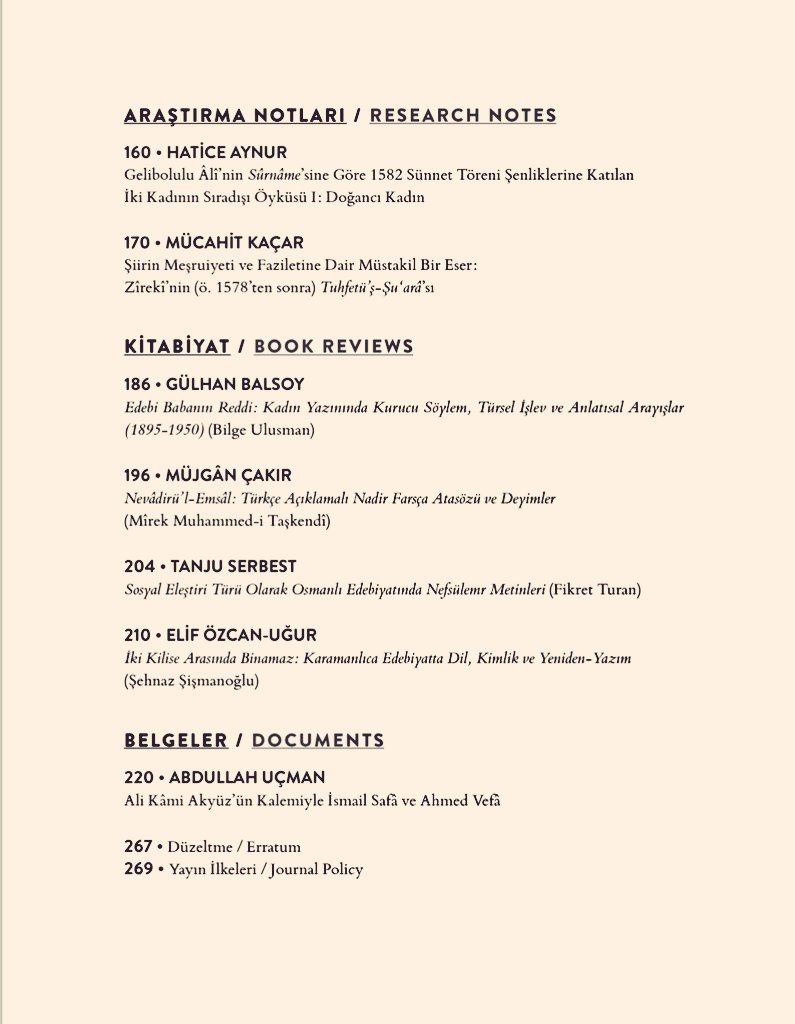 📚YENİ

🔎Edebiyat, dil ve kültür araştırmaları dergisi Zemin'in yeni sayısı yayınlandı.

İlgi çekici yazıların tam metinlerine aşağıdaki linkten erişebilirsiniz👇
zemindergi.com/index.php/pub/…