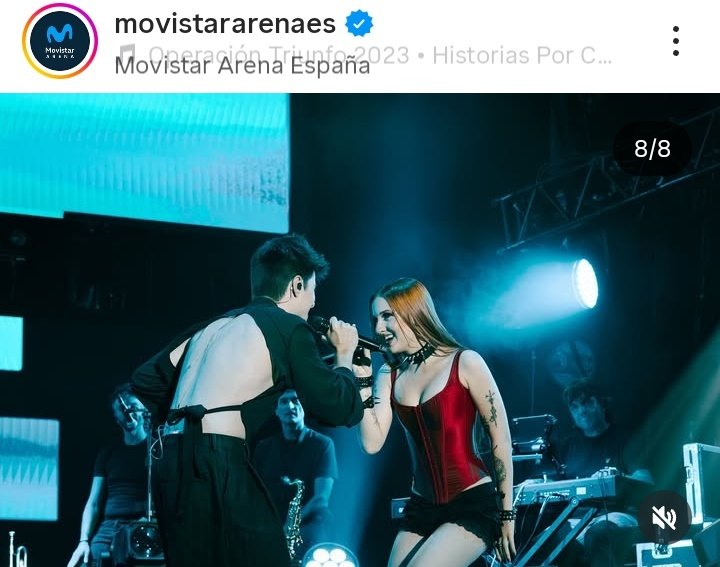 quien es la martinista q lleva la cuenta del movistar arena