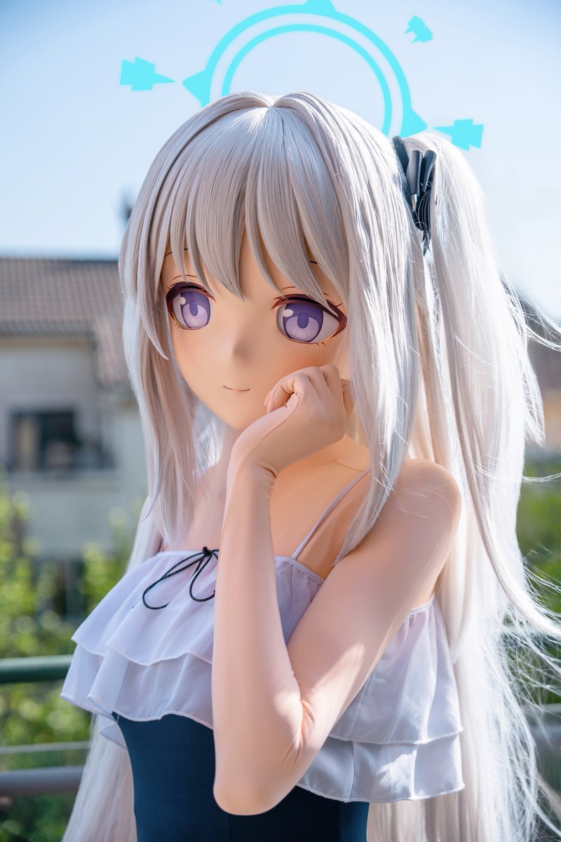 そよ風が吹いて、心地良い
🐰:<a href="/_Rectrix_/">尾羽</a> 
#ミヤコ #ブルアカ 
#着ぐるみ #kigurumi #水着