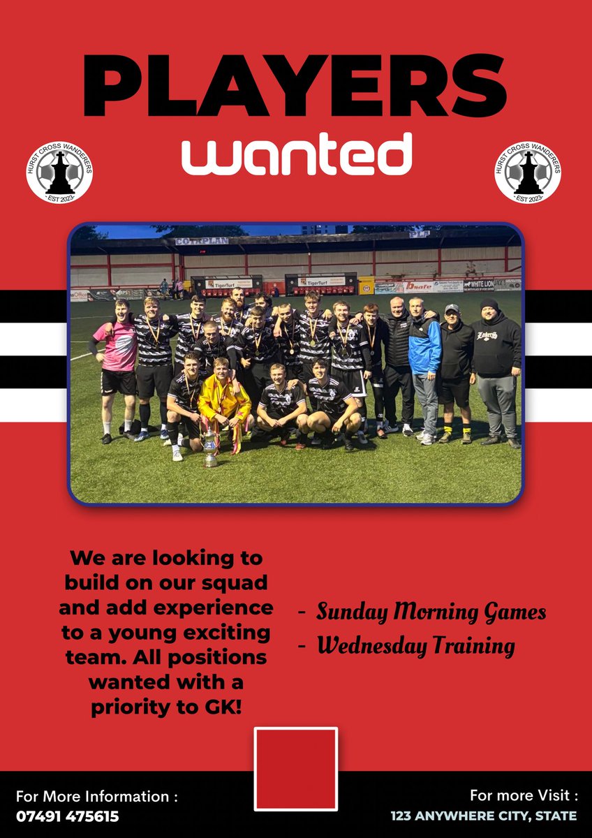 Hurst Cross Wanderers (@hcwanderers) on Twitter photo 