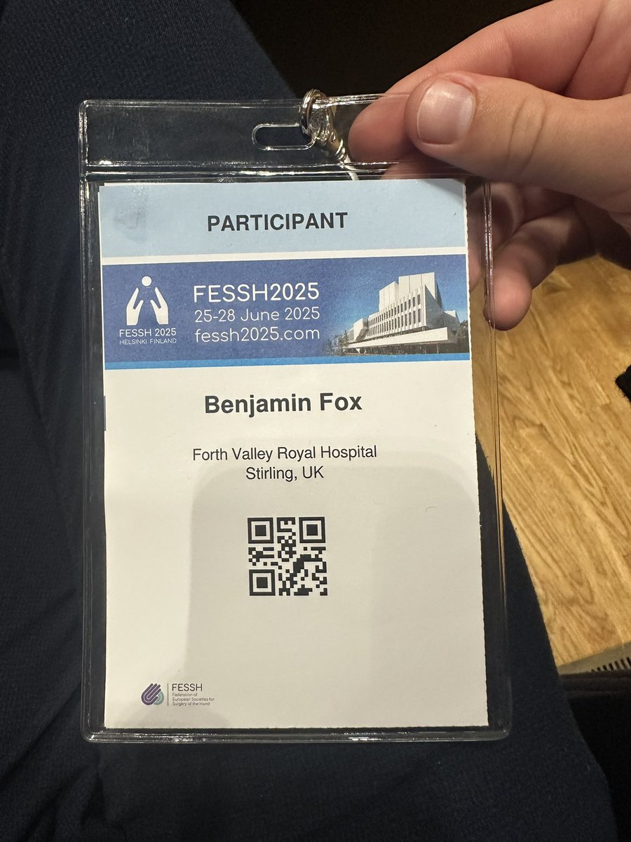 BenjaminJ_Fox's tweet photo. Great few days at #FESSH2025 - particularly enjoyed the fracture fixation/tendon repair workshops! https://t.co/gBPjWtOjGl