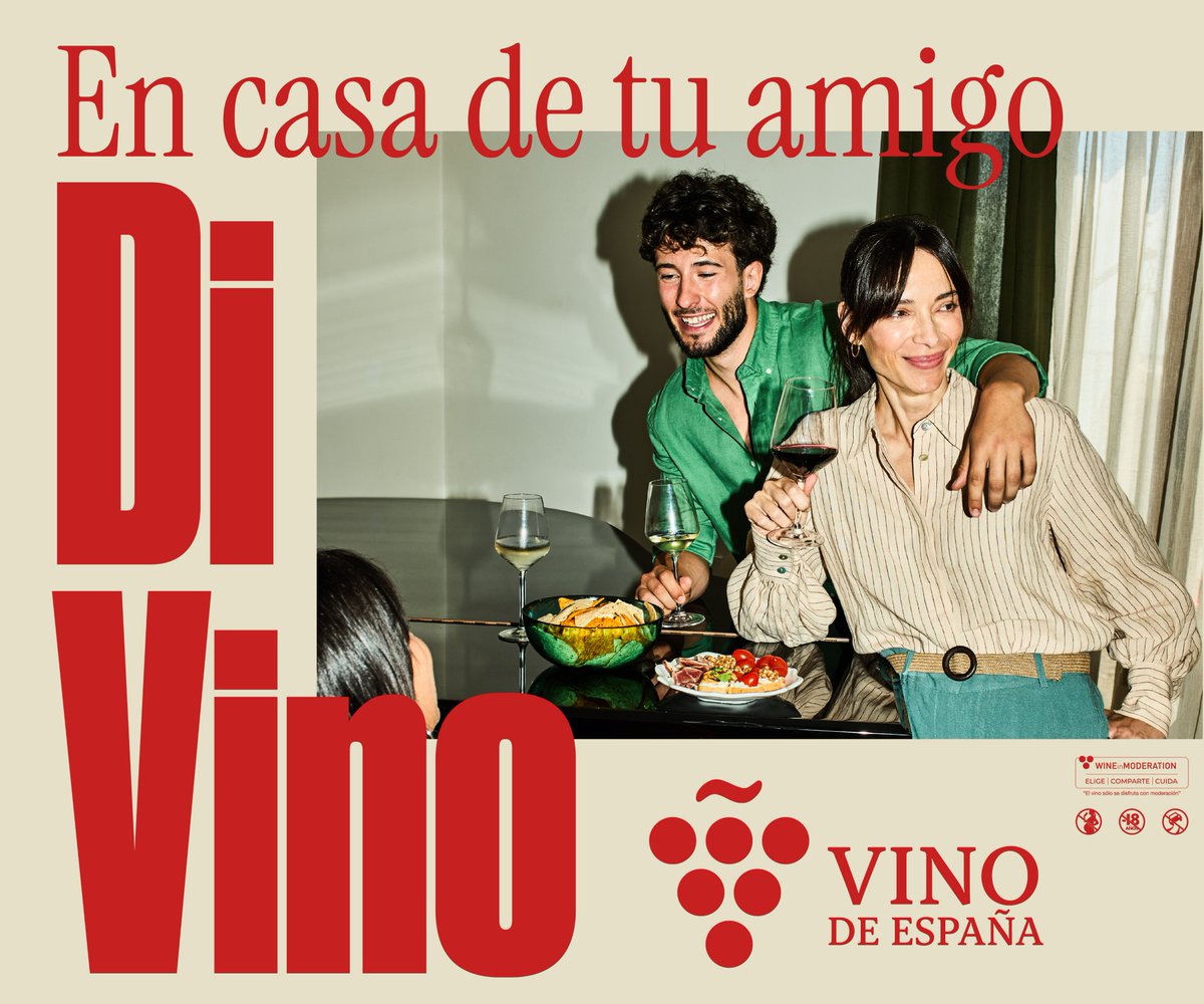 A la hora de elegir,
en casa de tu amigo,
en el restaurante,
en vaso o en copa,...
La respuesta es siempre la misma: DI VINO🍷
▶️youtu.be/tcDUKrnWPVg?si…