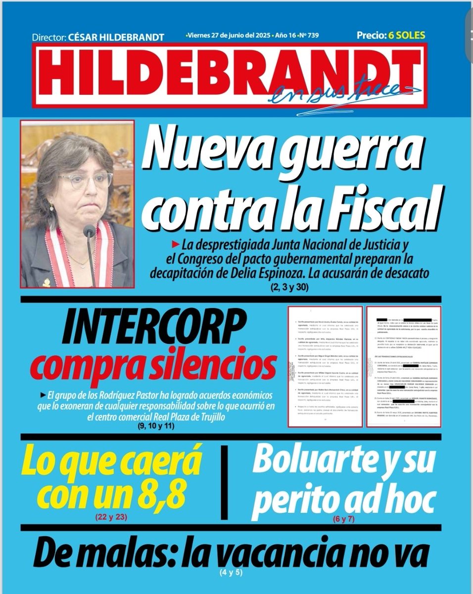 Semanario Hildebrandt en sus trece (@ensustrece) on Twitter photo #Hildebrandt <a href="/ensustrece/">Semanario Hildebrandt en sus trece</a> ya está en las calles y en la web hildebrandtensustrece.com. #Hildebrandt <a href="/ensustrece/">Semanario Hildebrandt en sus trece</a> ya está en las calles y en la web hildebrandtensustrece.com.