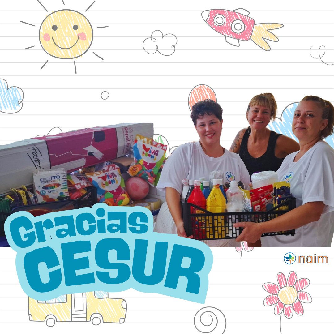 Asociación NAIM (@asociacionnaim) on Twitter photo 🌿💚 ¡GRACIAS <a href="/cesurformacion/">CESUR. Tu Centro Oficial de Formación Profesional</a>, #RevibeEvent de su centro en Teatinos! 💚🌿
Por vuestro mercado sostenible lleno de creatividad y amor ♻️❤️
La recaudación donada a #NAIM ha permitido ampliar material para las escuelas de verano.
¡Educar en valores transforma! 🌍✨ 🌿💚 ¡GRACIAS <a href="/cesurformacion/">CESUR. Tu Centro Oficial de Formación Profesional</a>, #RevibeEvent de su centro en Teatinos! 💚🌿
Por vuestro mercado sostenible lleno de creatividad y amor ♻️❤️
La recaudación donada a #NAIM ha permitido ampliar material para las escuelas de verano.
¡Educar en valores transforma! 🌍✨