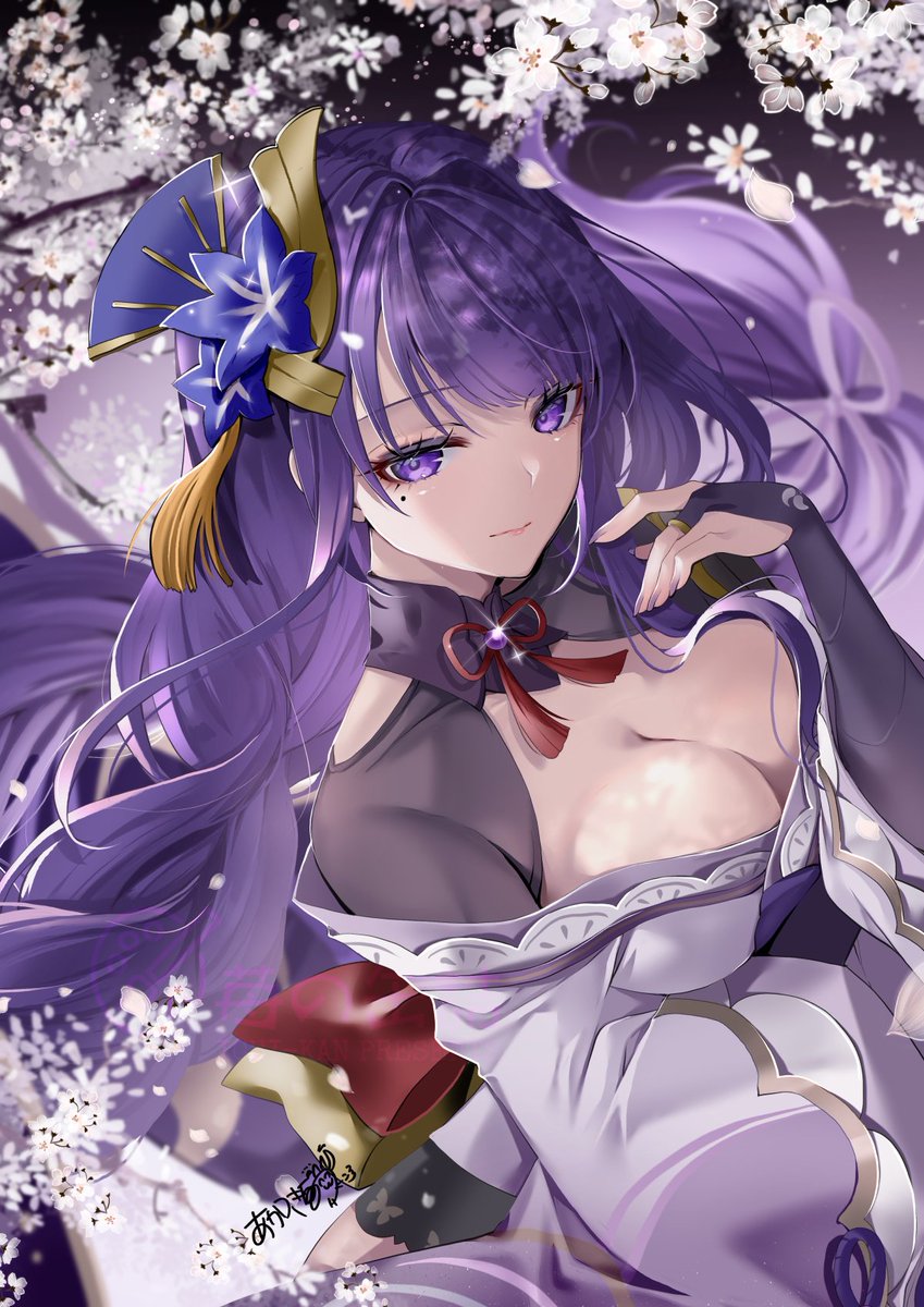 DailyGenshinArt's tweet photo. Ei https://t.co/E3UiguMhbI