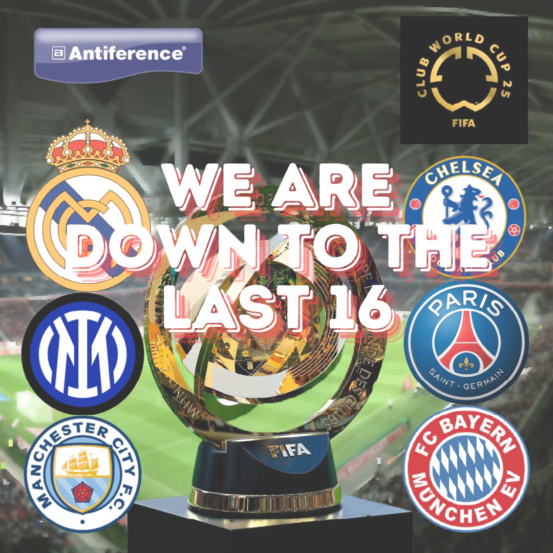 ⚽️ The @FIFAClubWorldCup 2025 is heating up – we’re down to the final 16!
From the pitch to your screen, Antiference keeps fans connected with quality reception solutions for every big moment.
#ClubWorldCup #Final16 #Antiference #GameOn