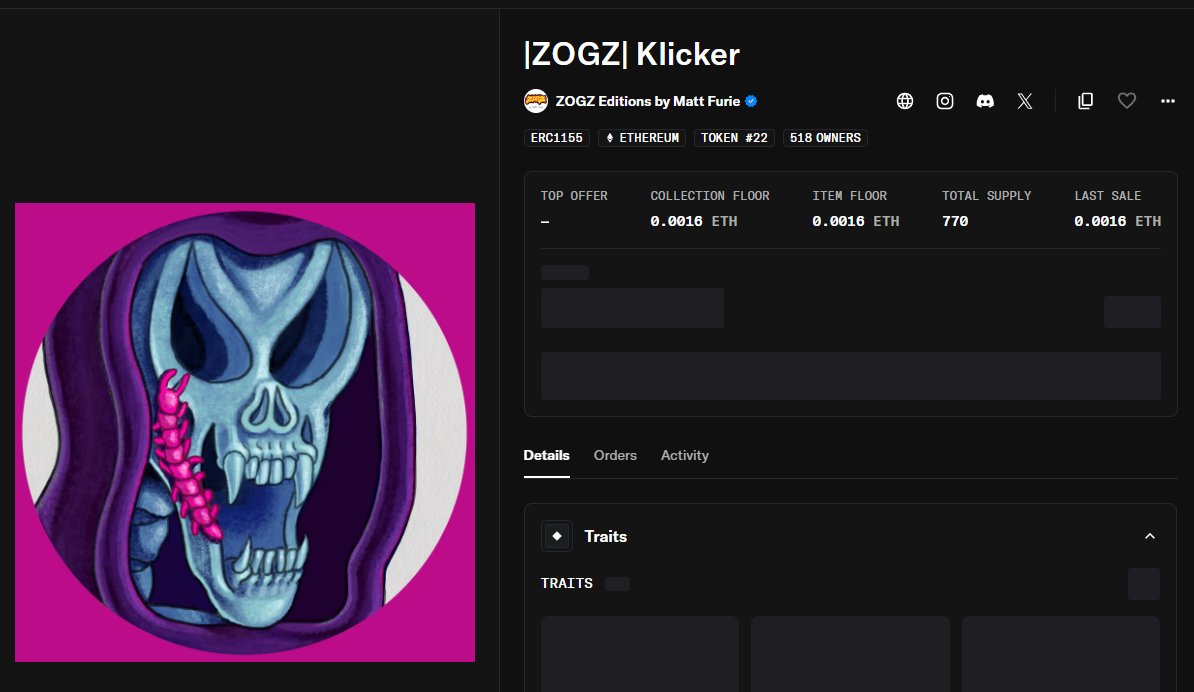 dextools.io/app/es/ether/p…

Gambled on Klicker, Matt Furie+Klik.

 Pretty decent narra hopefully goes good.

opensea.io/item/ethereum/…