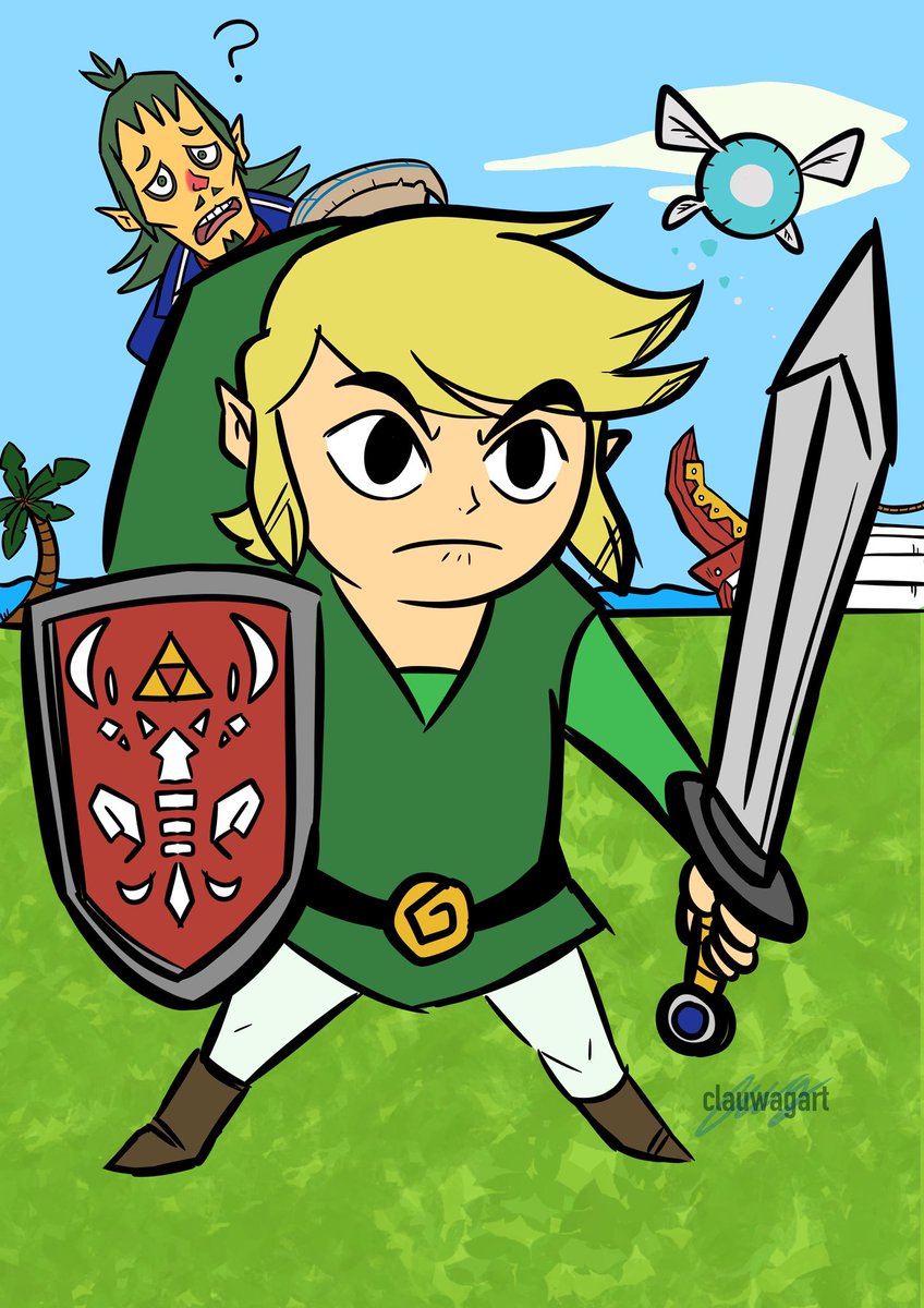 clauwagart's tweet image. Miss my little boy
#toonlink #zelda #windwaker #phantomhourglass
