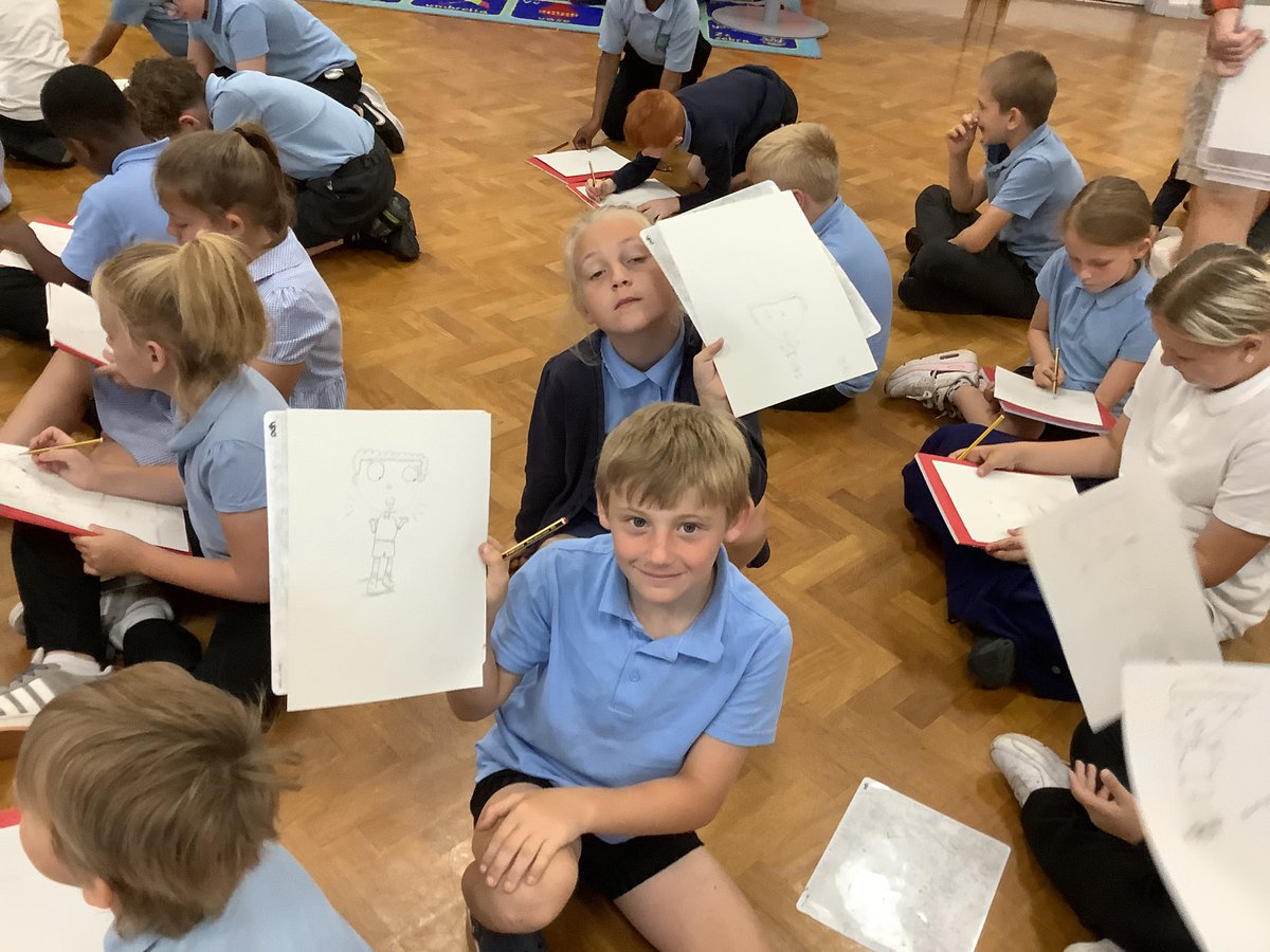 Year 3 and Year 4 absolutely LOVED their visit from Paul Cookson and Liz Million. They wrote a hilarious poem and did an amazing illustration! ✏️🖍️🎨