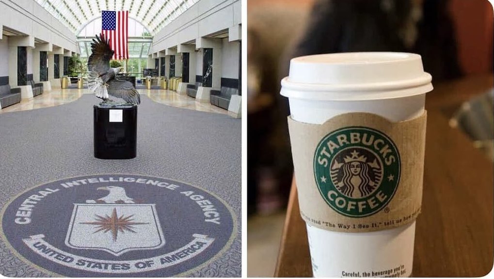 TheTinderBlog's tweet image. There is a Starbucks located inside
CIA headquarters, but the baristas are not allowed to ask for names.