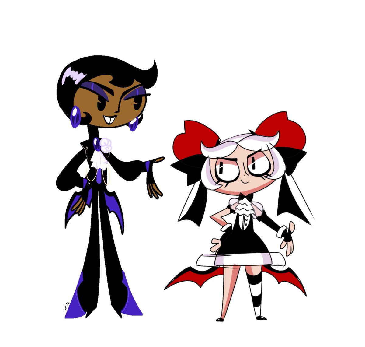 #mlaatr #cookierun 

A while ago I made this design of Jenny as shadow milk, well apart from that I had two concepts for her henchmen that I didn't show hehe.