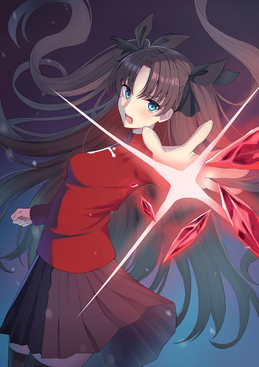 jishui3q's tweet image. #Fate #FateStayNight  #FGO　
 #遠坂凛　#RinTohsaka
遠坂凛が戦っている