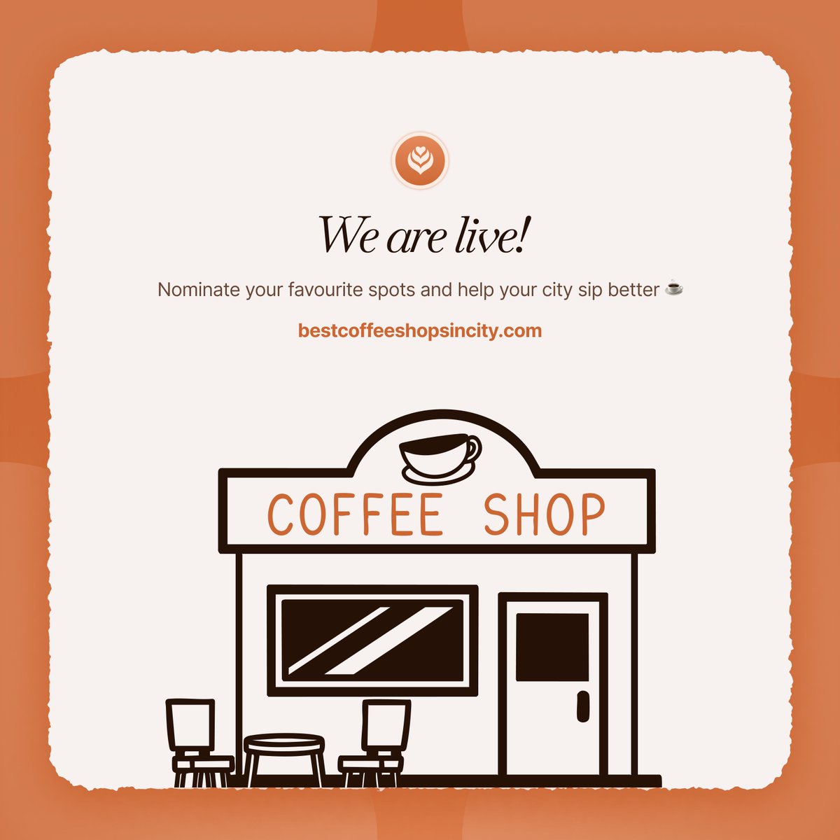 sidsimharaju's tweet image. We are live at bestcoffeeshopsincity.com
Everyone’s got a go-to coffee shop. Nominate your favourite spots and help your city sip better ☕️
#meetovercoffee