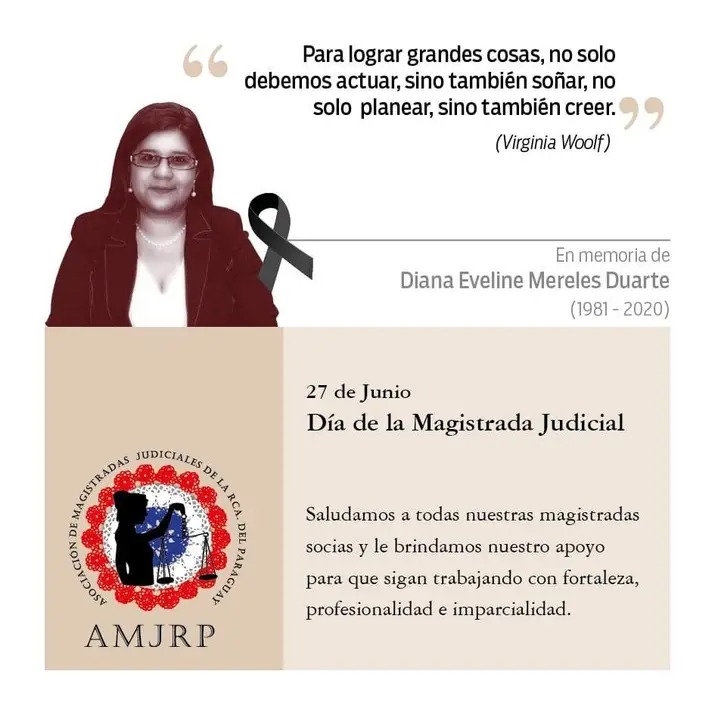 ¡Hoy, 27 de junio, honramos a la Magistratura Judicial! 👩🏽‍⚖. Su compromiso es clave para nuestra justicia y el Estado de Derecho.

Que su labor continúe siendo el faro que ilumine el sendero de la justicia en Paraguay

#AMJRP🇵🇾