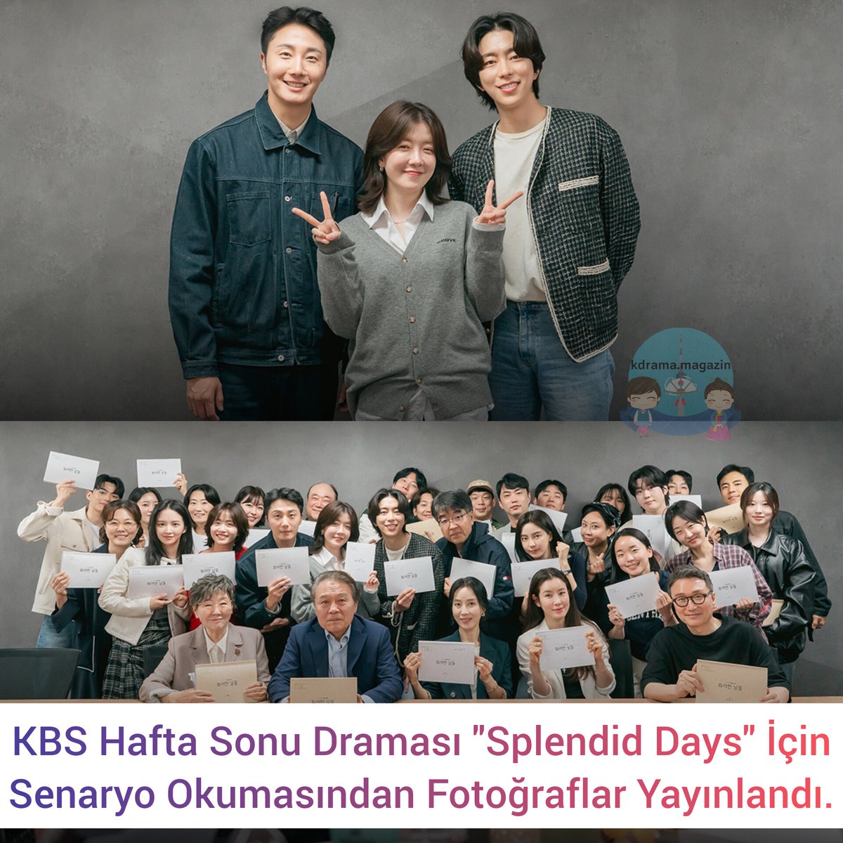 kdrama_magazin's tweet photo. KBS Hafta Sonu Draması #SplendidDays İçin Senaryo Okumasından Fotoğraflar Yayınlandı.
#JungIlWoo #JungInSun #YoonHyunMin #CheonHoJin #LeeTaeRan #BanHyoJung #YoonJooSang #KimHeeJung #ParkSungGeun #KimJungYoung #OurGoldenDays
👉 #kdramamagazinsenaryookumaları https://t.co/dySqoy59EV