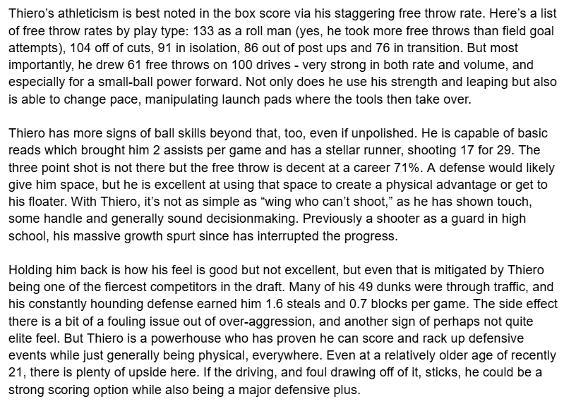 DraftPow's tweet photo. For Los Angeles Lakers fans, a breakdown of my #15 prospect, Adou Thiero. Potentially the single greatest steal of the draft. https://t.co/QB0Tv0PNw3