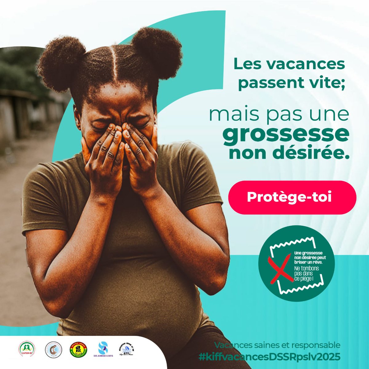 CAPSSR - BF (@capssrbf) on Twitter photo #PSLV
#Kiffvacancesdssrpslv2025
Vivons sainement nos vacances.
Abstient toi ou protège toi !
<a href="/DipamaSaidou7/">Saïdou DIPAMA</a>
<a href="/MdMF_Burkina/">Médecins du Monde France au Burkina</a>
<a href="/Femin_in_BF/">Femin-In</a>
<a href="/SOGOB6/">Société des Gynécologues &Obstétriciens du Burkina</a>
<a href="/PathfinderInt/">Pathfinder</a>
<a href="/BulletinSante/">Bulletin Santé</a>
<a href="/amplifyfund/">AmplifyChange</a>
<a href="/ONUFemmes/">ONU Femmes</a> #PSLV
#Kiffvacancesdssrpslv2025
Vivons sainement nos vacances.
Abstient toi ou protège toi !
<a href="/DipamaSaidou7/">Saïdou DIPAMA</a>
<a href="/MdMF_Burkina/">Médecins du Monde France au Burkina</a>
<a href="/Femin_in_BF/">Femin-In</a>
<a href="/SOGOB6/">Société des Gynécologues &Obstétriciens du Burkina</a>
<a href="/PathfinderInt/">Pathfinder</a>
<a href="/BulletinSante/">Bulletin Santé</a>
<a href="/amplifyfund/">AmplifyChange</a>
<a href="/ONUFemmes/">ONU Femmes</a>