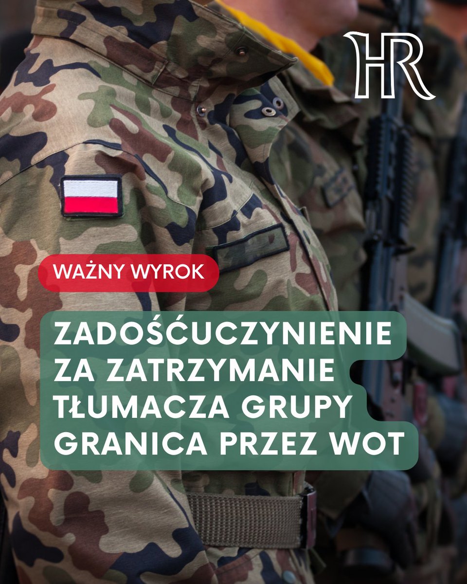 hfhrpl's tweet image. SO w Toruniu przyznał Jakubowi Sypiańskiemu zadośćuczynienie za zatrzymanie przez żołnierzy Wojsk Obrony Terytorialnej. Zdaniem sądu działanie wojskowych na podstawie niejawnych dokumentów nie może być uznane za legalne.
Jakub Sypiański zaangażował się jako tłumacz i aktywista w…